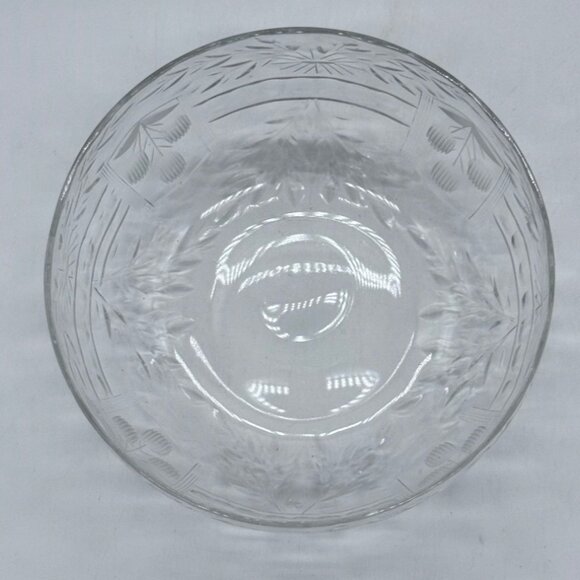 Vintage Delicate Etched Crystal  Candy/Nut/Trinket Bowl 4.5" in diameter - Picture 3 of 8